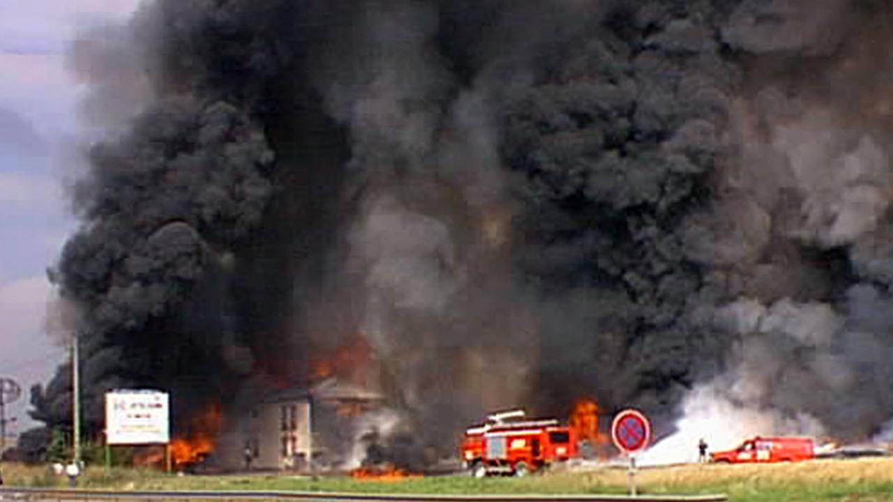 The Air France Concorde flight 4590 crashed in Gonesse near Roissy airport on July 25, July 2000. Picture: AFP