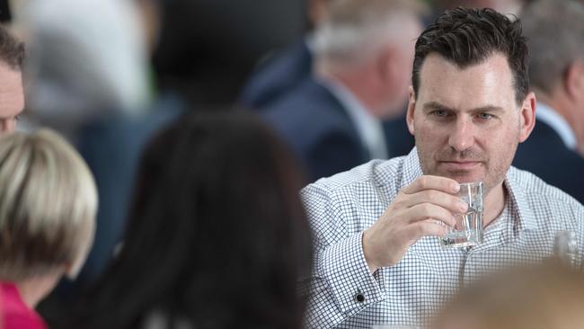 Luke Martin during the TICT luncheon at Hobart. Picture Chris Kidd