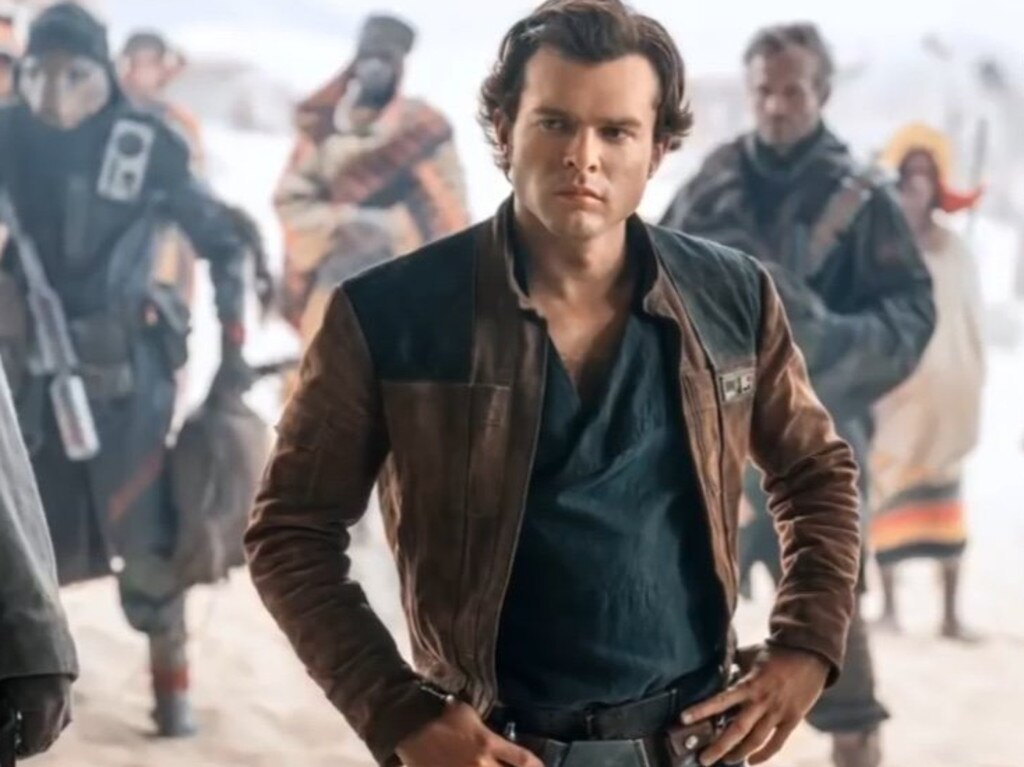 Alden Ehrenreich in <i>Solo: A Star Wars Story</i>.