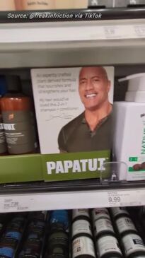 Fans baffled by bald star's new product