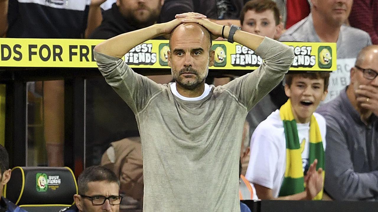 Manchester City manager Pep Guardiola was stunned by the result.