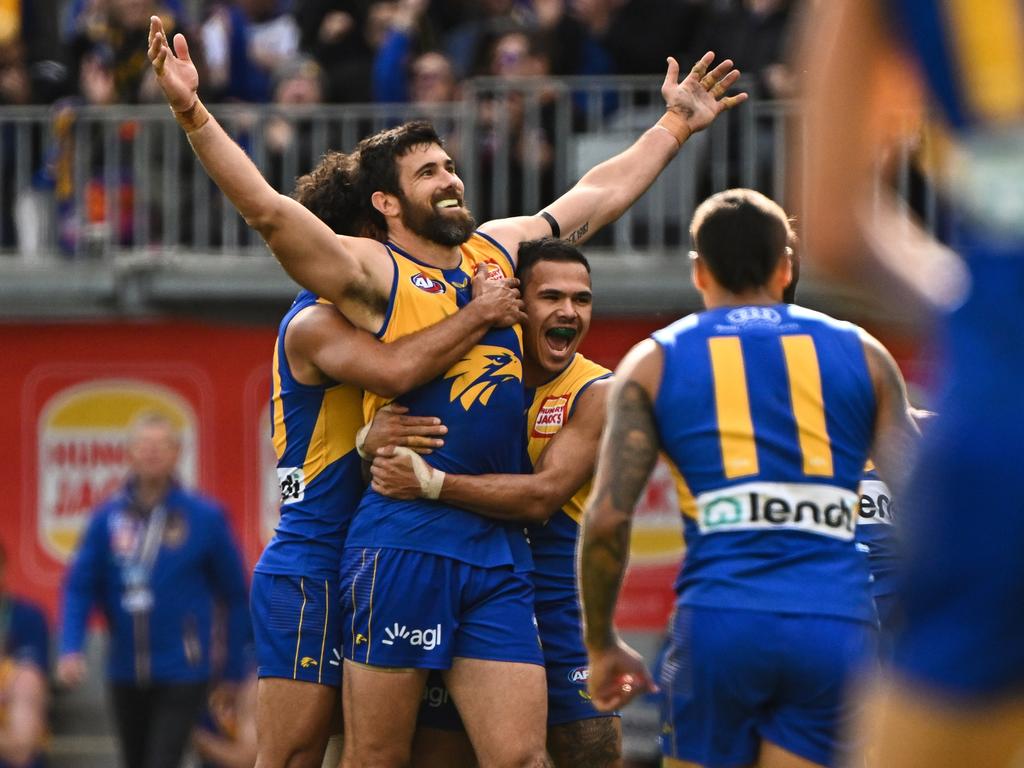 Josh Kennedy ended his career on a stunning high. Picture: AFL Photos/Getty Images