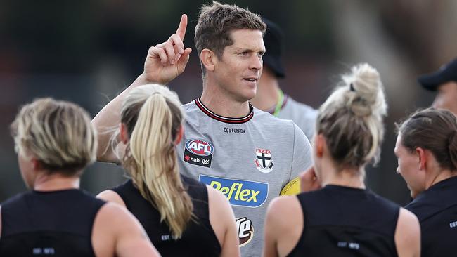 Nick Dal Santo has been forced out of the coaches’ box. Picture: Michael Klein