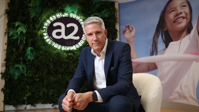 A2 Milk chief executive David Bortolussi. Picture: Britta Campion