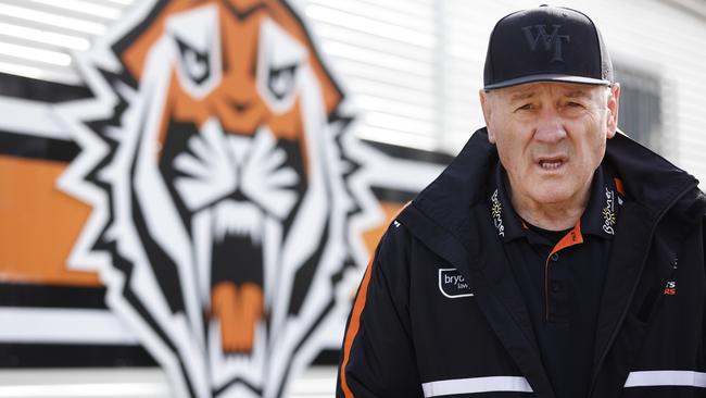 Tigers coach Tim Sheens. (Photo by Mark Evans/Getty Images)