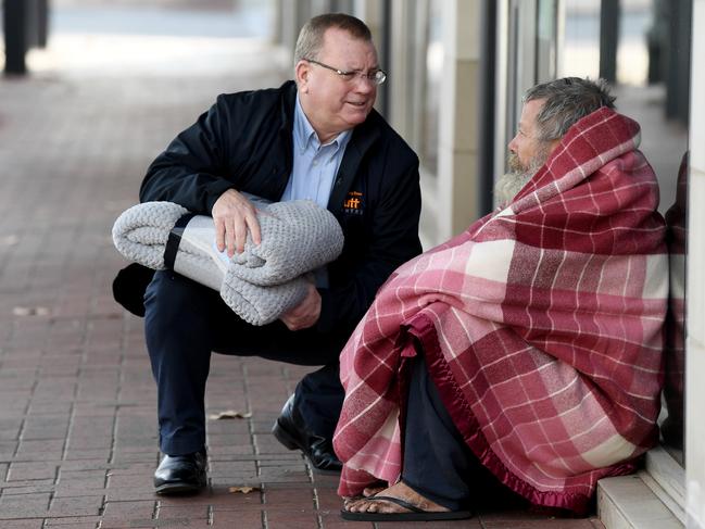 Hutt St Centre chief executive officer Chris Burns. Picture: Mark Brake