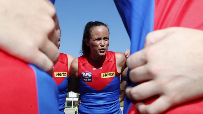 Daisy Pearce has been a key voicing in driving Melbourne’s new list. Picture: Getty Images