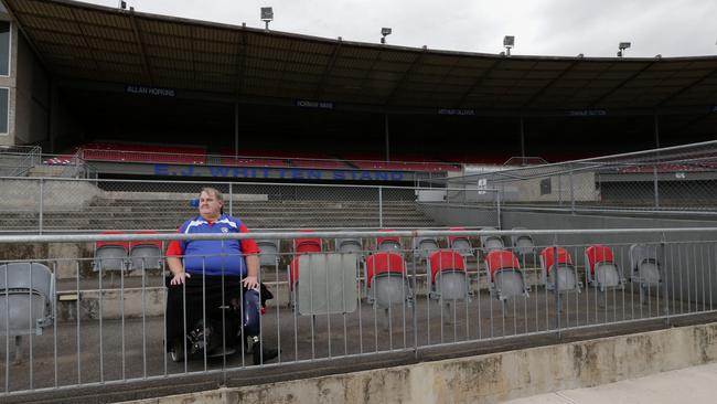 Mr Porter said it was time the ground was made more accessible to those with disabilities. Picture: George Salpigtidis