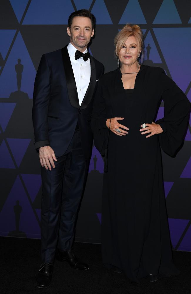 Hugh Jackman and Deborra-lee Furness. Picture: VALERIE MACON