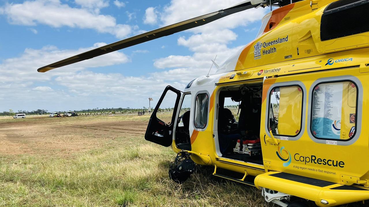 Bee swarm attacks man working on rural property