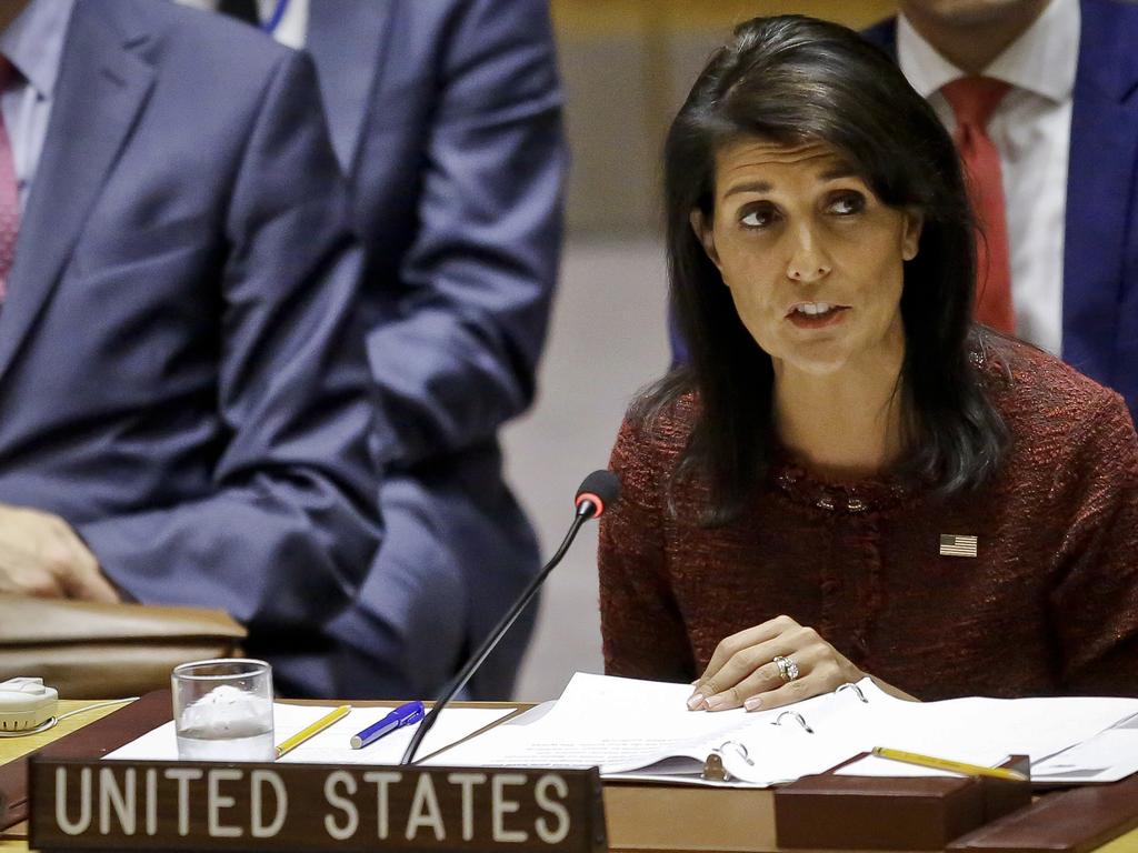 Nikki Haley Resigns As Us Ambassador To The United Nations The Courier Mail 0107