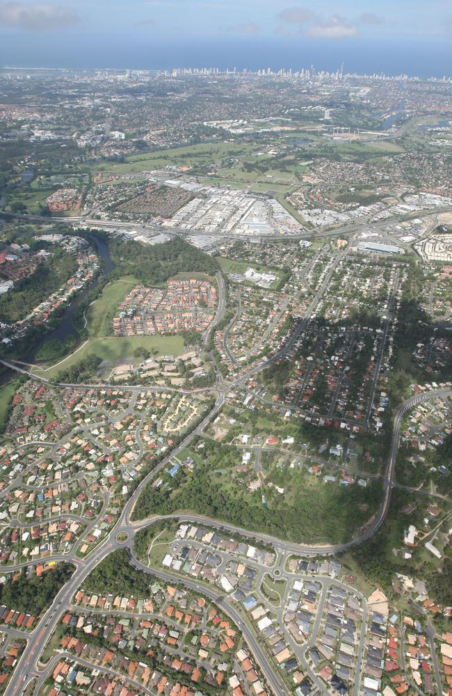 Gold Coast Aerials, suburb of Nerang