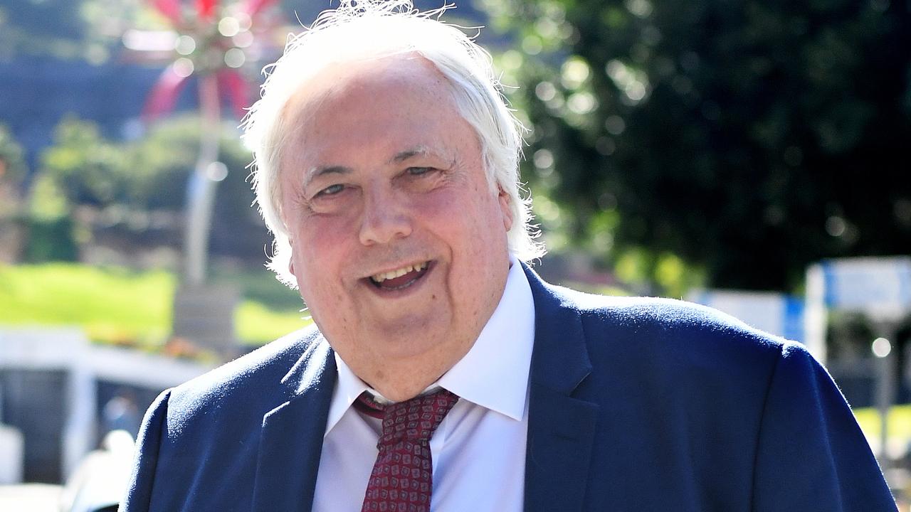 Businessman Clive Palmer has donated $1 million to the clinical trial. Picture: Dave Hunt/AAP