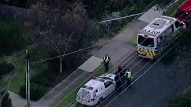 A man's body has been found in a Montmorency home. Picture: Channel 7