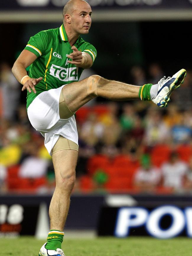 Tadhg Kennelly playing International Rules for Ireland.