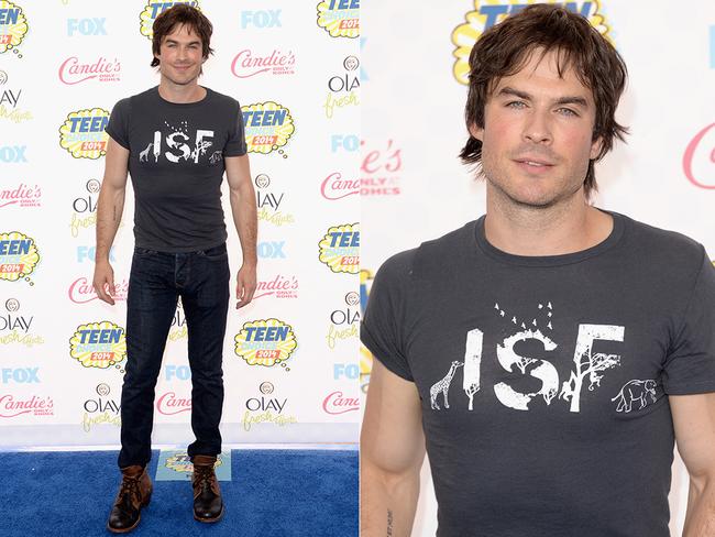 Ian Somerhalder attends FOX's 2014 Teen Choice Awards at The Shrine Auditorium on August 10, 2014 in Los Angeles, California. Picture: Getty