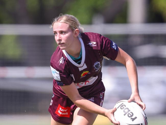 Burleigh Harvey Norman under-19s player Nadia Windleborn is set to turn heads after a stellar 2024 season. Picture: Supplied.