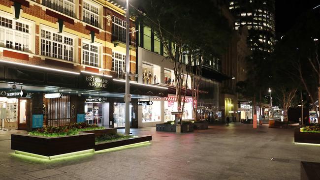 Brisbane’s Queen Street Mall. Picture: Josh Woning