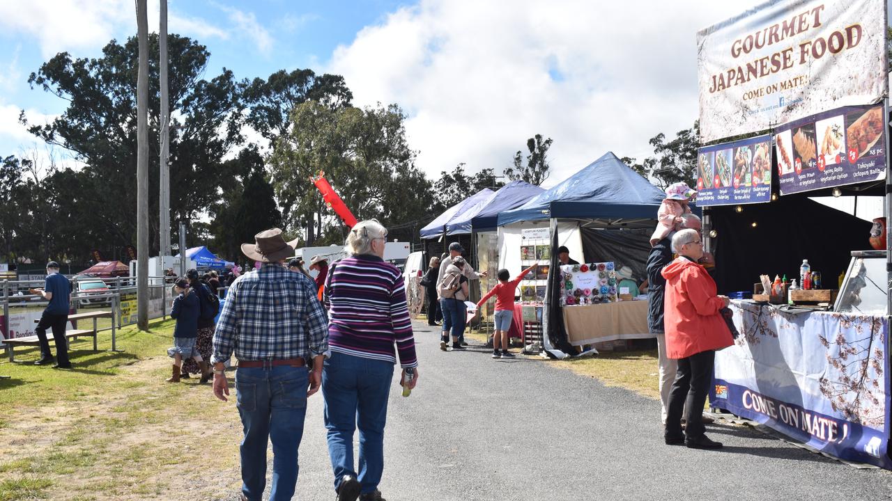 A range of vendors and delicious snack shops set up stalls at the 2022 Stanthorpe Show.