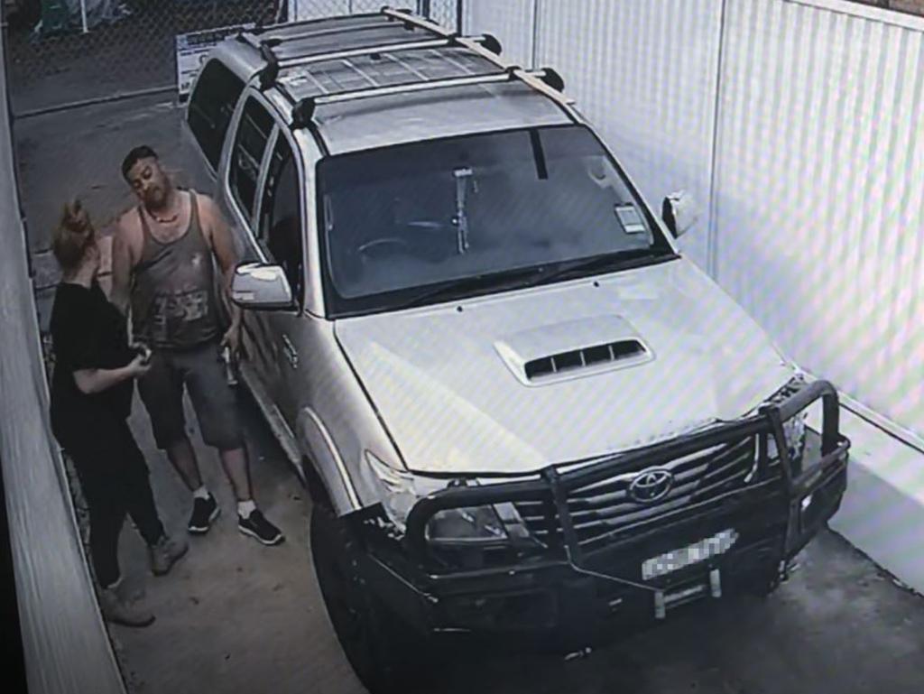 Caitlyn Gray and Kenan Basic were captured on CCTV speaking.