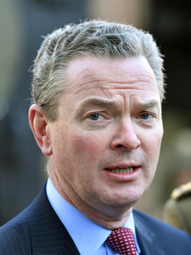 Defence Minister Christopher Pyne made 70 representations. Picture: AAP / David Mariuz