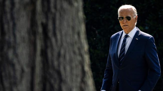 US President Joe Biden in Washington on Tuesday (AEST). Picture: AFP