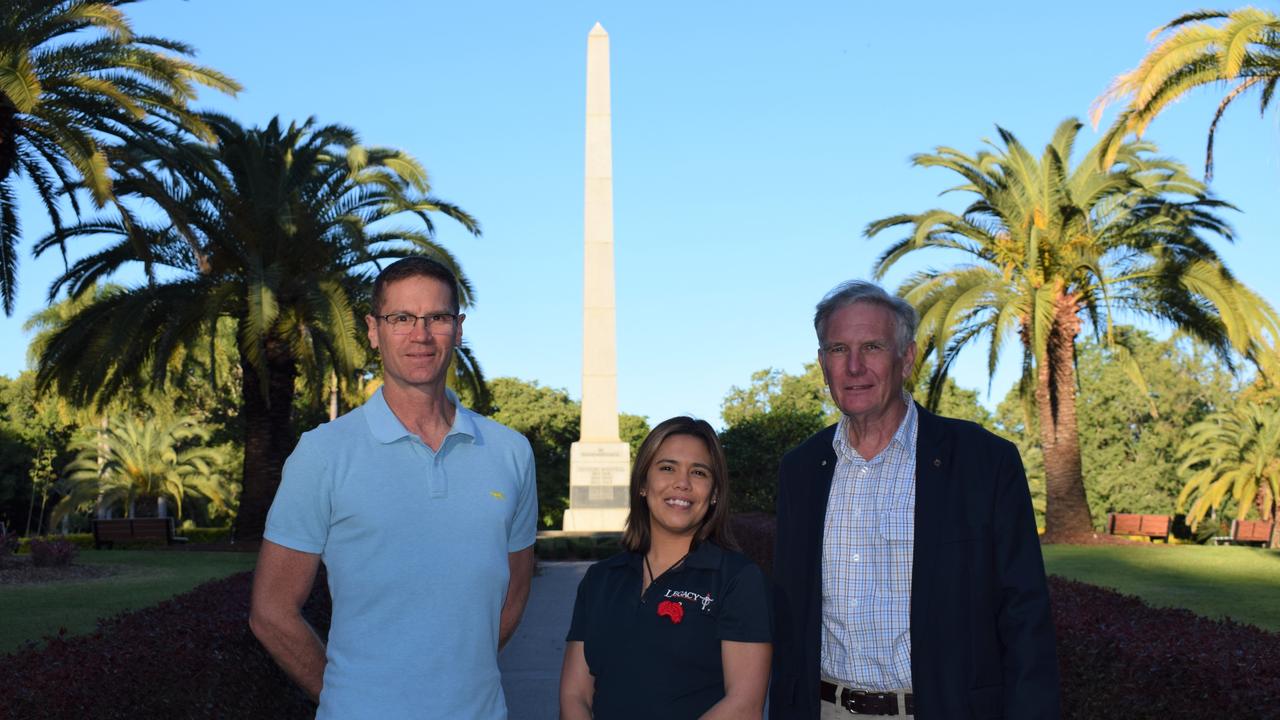 Legacy Rockhampton's Tom Polley, Jennifer O'Donnell and Brian. Picture: Aden Stokes