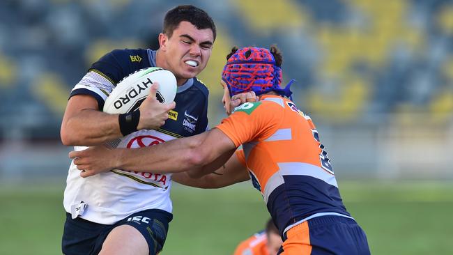 No Knights player is safe from the axe as Lachlan Fitzgibbon found out. Picture: Evan Morgan