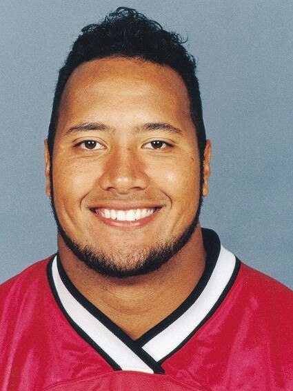 Dwayne Johnson’s Calgary Stampeders head shot. Picture: Supplied