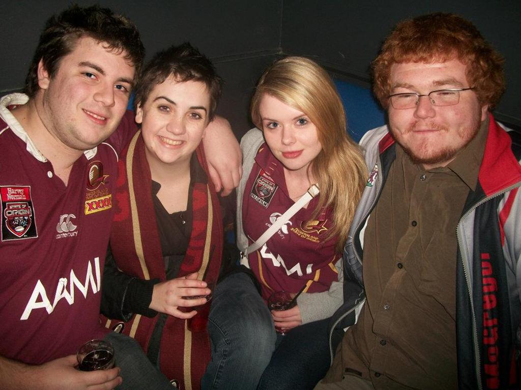 NITELIFE: USQ Club Damien Bank, Rebecca Crawford, Alex Green, Daisy Peterson. Photo supplied.