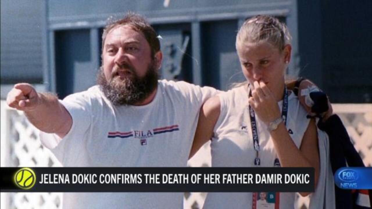 Jelena Dokic confirms death of father