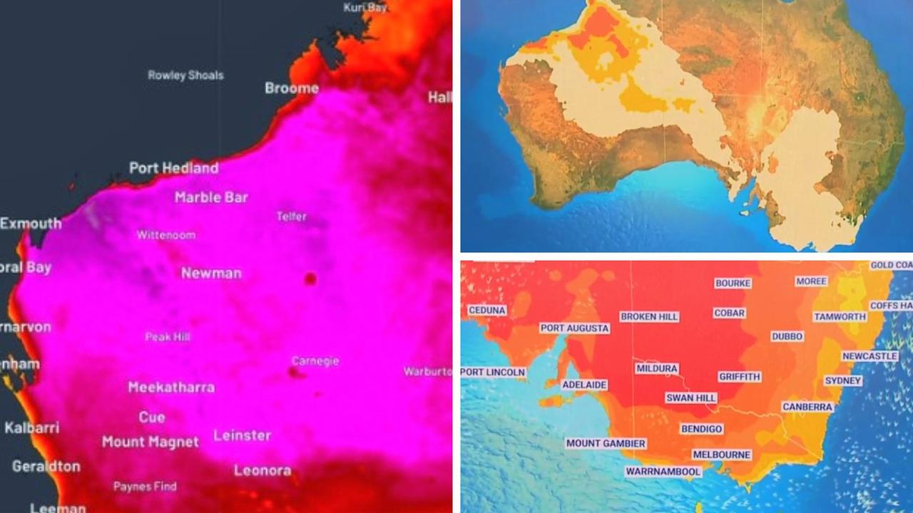 Melbourne, Sydney, Brisbane weather Every state and territory facing