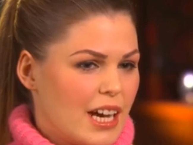 Belle Gibson during her infamous 60 Minutes interview.