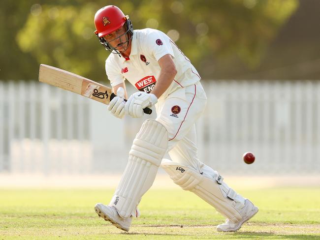 South Australia’s captain Nathan McSweeney has been picked in the Australia A team. Picture: Morgan Hancock/Getty Images