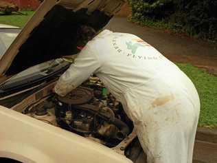 Some people take it upon themselves to try and repair their own cars. Picture: MANN JOE