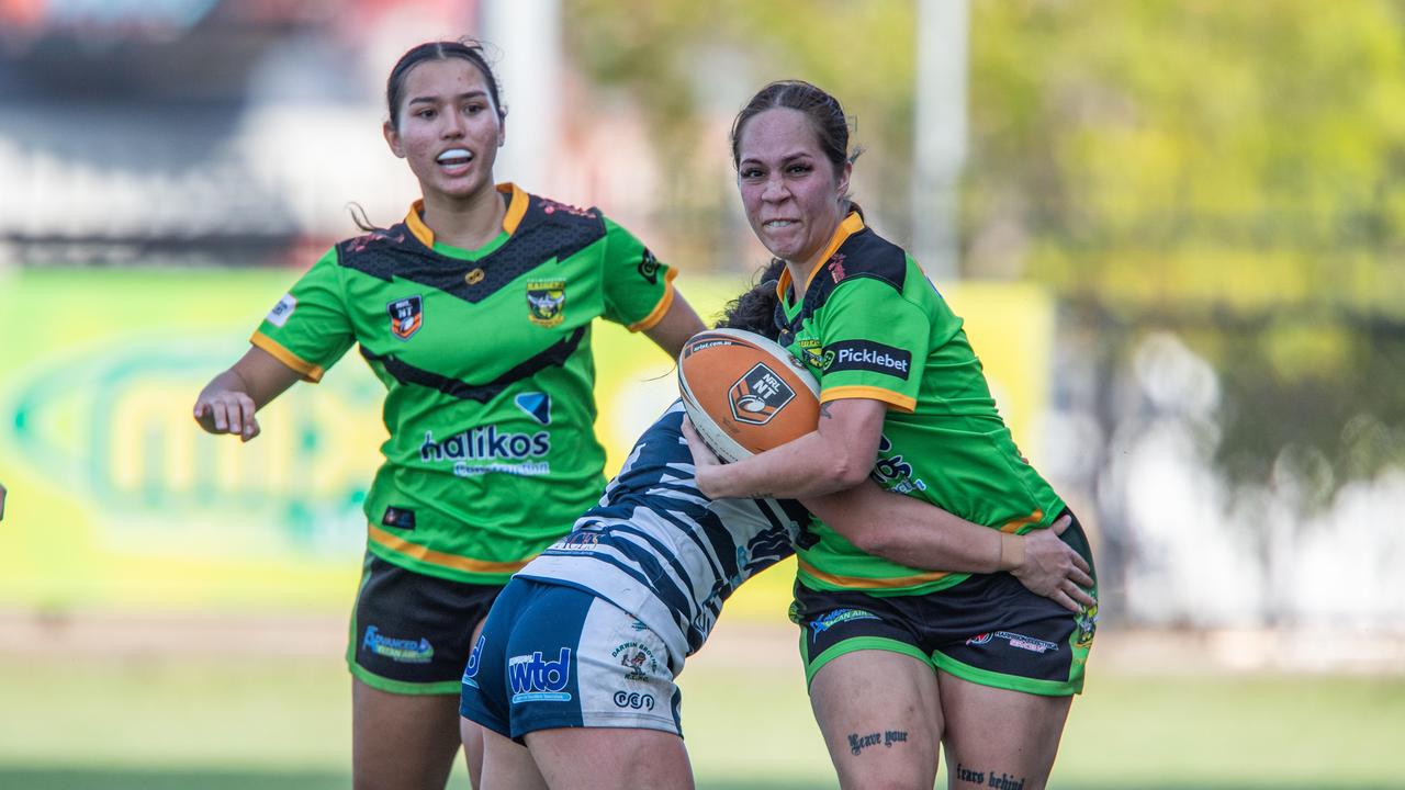 Palmerston Raiders take on the Darwin Brothers in the NRL NT semi final. Picture: Pema Tamang Pakhrin