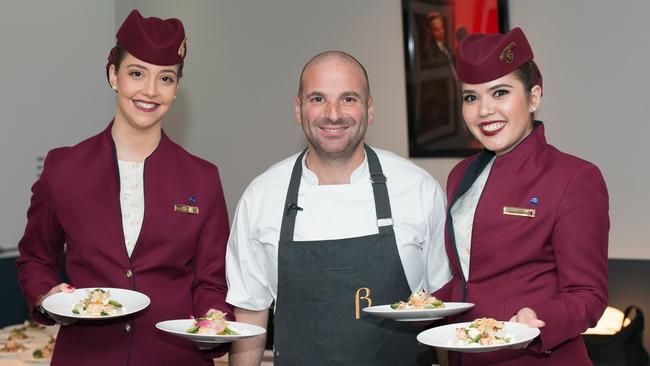 Despite the underpayment declaration, business remained good for Calombaris, who signed on to design the in-flight menu for Qatar Airways.