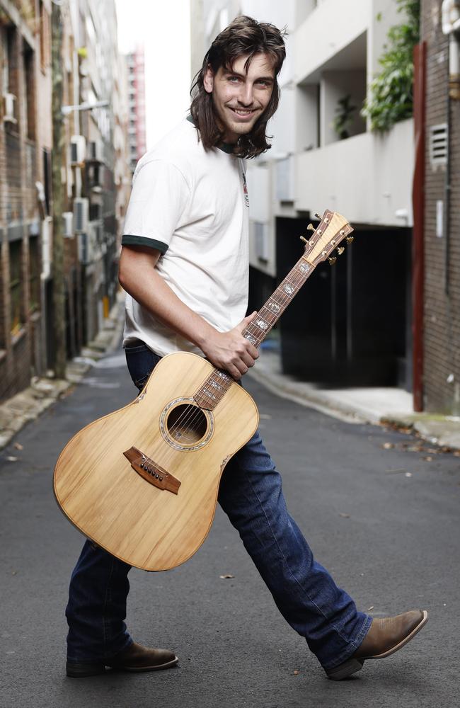 Country singer Lane Pittman. Picture: Richard Dobson