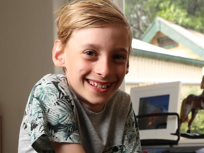 17/11/16 Pride of Australia national magazine - Cael Fay. Cael Fay at his prospect house who donated thousands of dollars to charity since he started forgoing birthday presents when aged 5. photo Calum Robertson