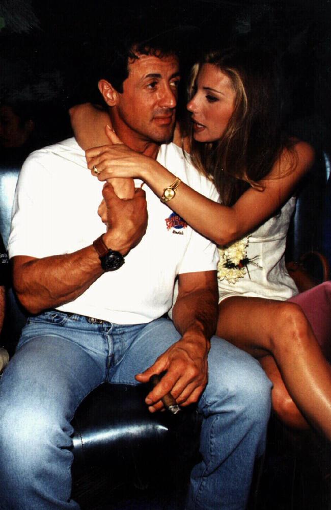 Stallone met the then-19-year-old model Flavin in 1988.