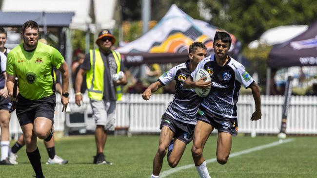 U17s boys Koori Knockout grand final, La Perouse Panthers vs Bundjalung Baygal Warriors. Picture: Andrea Francolini