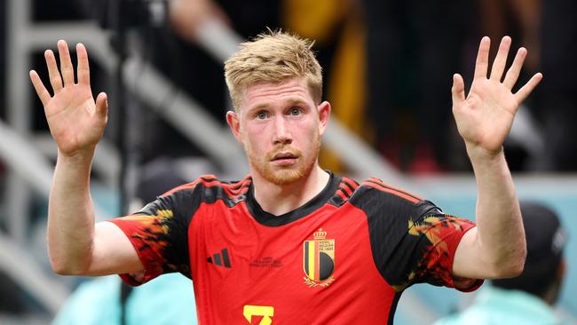 Kevin de Bruyne was shocked to be named man of the match after Belgium’s win over Canada.