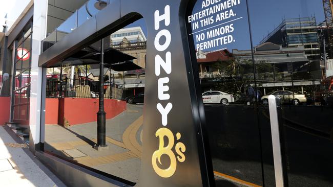 Honey B's Strip club at 2 Caxton St is moving down the street to a building once owned by Darren Lockyer.