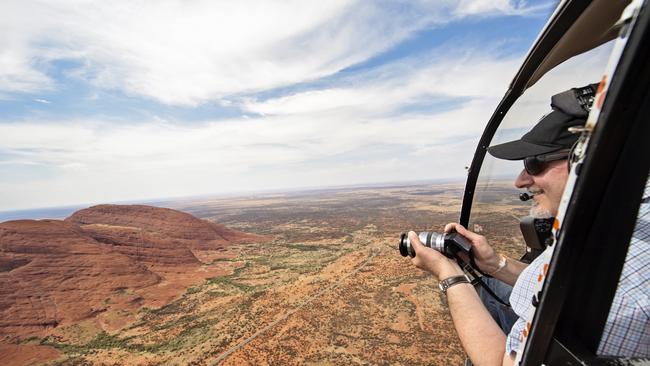 Tour operators say they expect little impact on their profits after the Uluru climb’s shutdown in four months’ time. Picture: SHAUNA MCNAUGHT