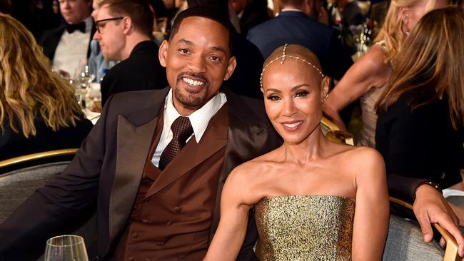 Will Smith and Jada Pinkett Smith at the 27th Annual Critics Choice Awards in Los Angeles last year. Picture: Alberto E. Rodriguez/Getty