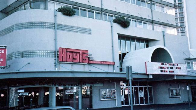 The old Hoyts cinema in Surfers Paradise which operated from November 1985 until April 2000. Picture: Paul O'Connor.