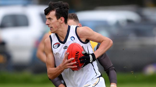 Jaron Murphy in action for Whittlesea. Picture: Andy Brownbill