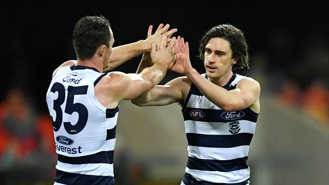 The Cats are purring. (Photo by Albert Perez/AFL Photos/via Getty Images)