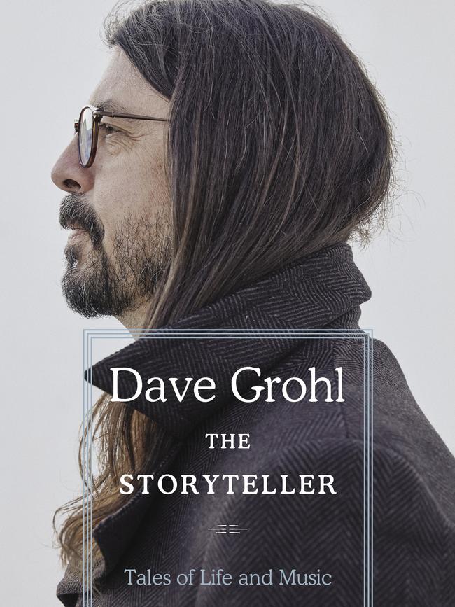 Book cover of Dave Grohl literary debut, The Storyteller: Tales of Life and Music