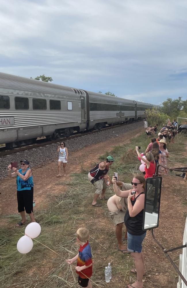 Mooning of the Ghan March 11, 2025. Picture: Thomas McLean